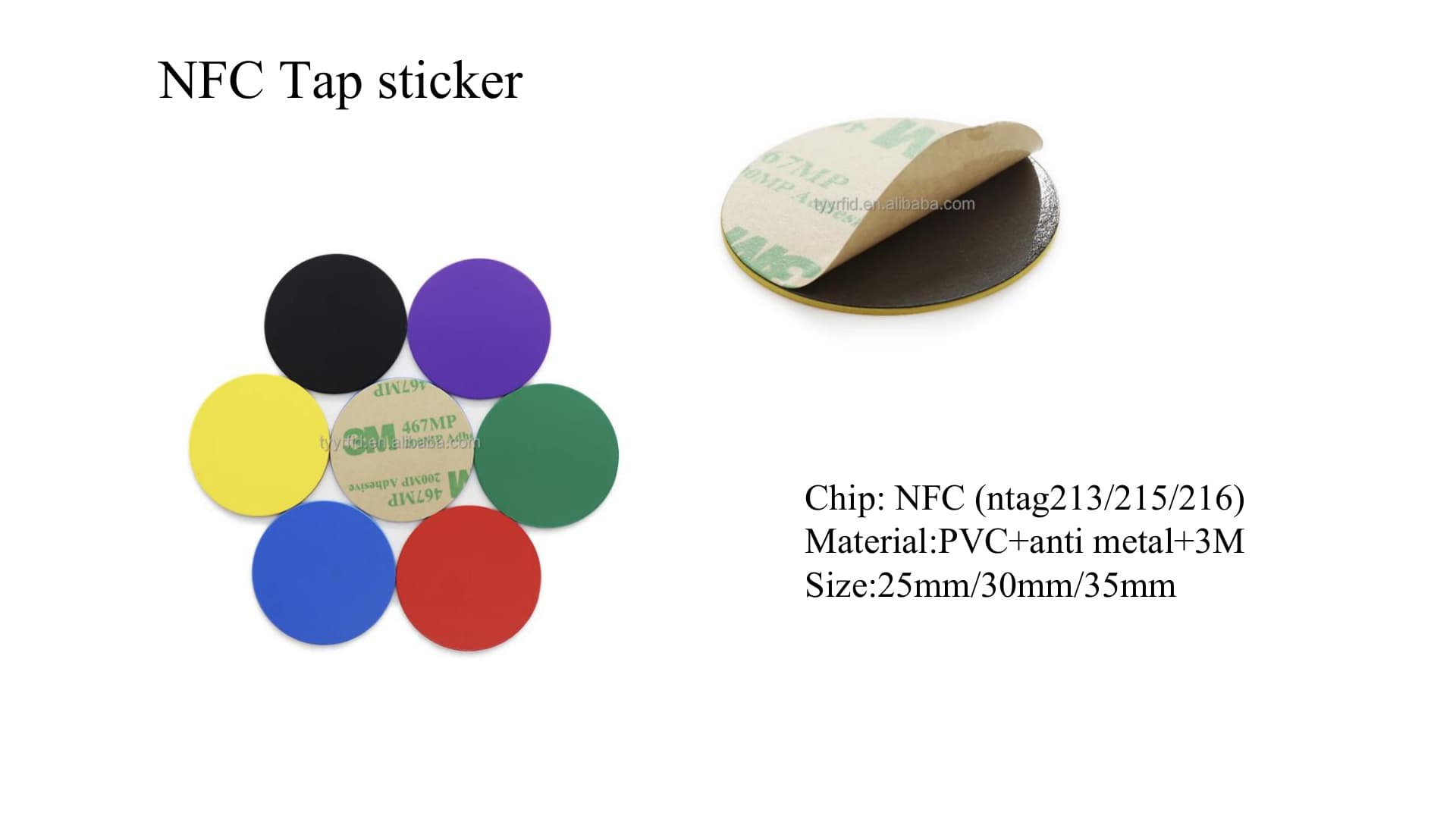 TapMe Starter Kit — Circular Anti-Metal Phone Dot