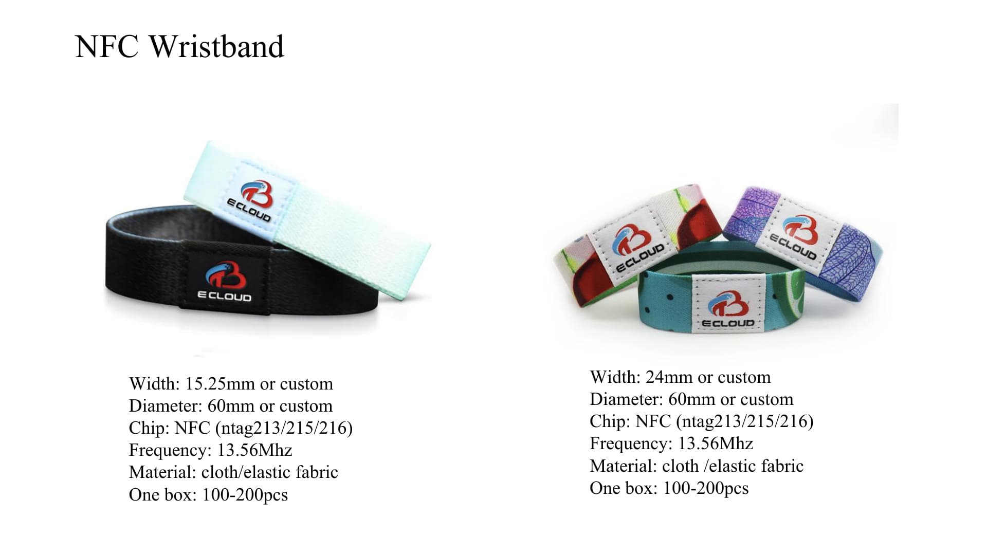 NFC Fabric Wristband